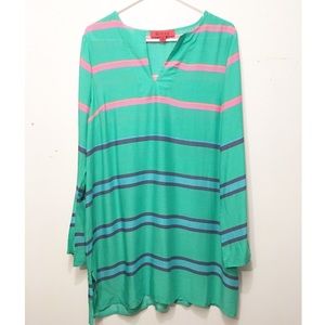 Green striped Tunic/Dress